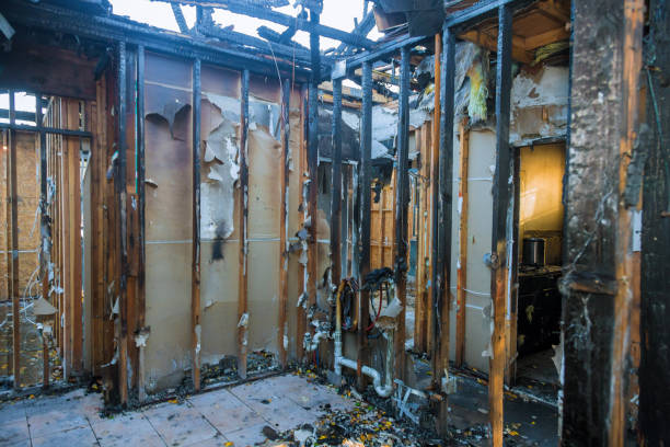 Professional Fire Damage Removal technician working in Upperco, MD